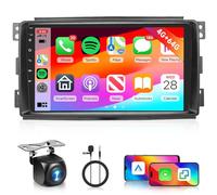 4GB+64GB Android Autoradio per Mercedes-Benz Smart Fortwo 451 2005-2010 Carplay Android Auto Wireless, Hodozzy 9 Pollici Touch Screen Auto Stereo 2 Din GPS WiFi Bluetooth DSP FM/RDS Radio+Retrocamera