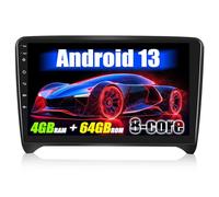 [4GB+64GB]SIXWIN Android 13 Autoradio con CarPlay/Android/DSP per Audi TT MK2 8J MK2 (2006-2012), 1280 * 720, 9" HD Schermo Navigatore GPS WiFi BT USB FM RDS Radio Mirror Link+32 band EQ