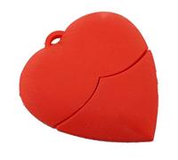 4GB Cuore Modello Unità flash USB Dispositivo di archiviazione USB 3.0 Unità flash USB Memory Stick USB 3.0 Chiavetta USB U Unità disco Thumb Memoria flash USB Memoria dati disco USB - Rosso