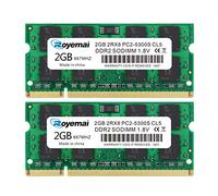 4GB Kit (2x2GB) DDR2 667MHz PC2-5300 1.8V CL5 200 Pin SODIMM Computer Portatile Memorie Module Upgrade