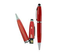 4GB Penna stilografica forma USB 2,0 Flash Drive pollice unità Memory Stick Flash Disk PenDrive salto unità Flash Disk Pen Drive USB Stick USB unità U disco Pen Drive (Rosso)