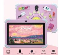 4GB RAM + 64GB ROM / Tablet da 7 pollici / Quad-Core 1.3GHz / Android 13 MTK8321 / Display IPS HD 1280x800 / Fotocamera 2MP+2MP / Batteria 4000mAh / WiFi, Controllo Genitori, Istruzione, Gaming / Plas