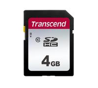 Transcend TS4GSDC300S Scheda di Memoria SDHC da 4 GB, Imballaggio Standard, 300S, Standard