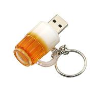 4GB Tazza di birra forma USB 2,0 Flash Drive USB Flash unità PenDrive Memorias chiavetta USB USB drive USB Flash disco pollice unità U disco pen drive USB Stick (Giallo)