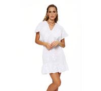 4Giveness Abito Da Spiaggia Kaftano Bianco Donna M