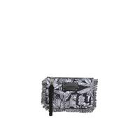 4giveness pochette Capri in fantasia con frange bianco nero UNI