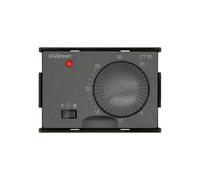 4GREEN CT 10B - Termostato da Incasso 503, Regolazione a Manopola, Controllo Temperatura per Caldaia e Climatizzazione, Alimentazione a Batterie, Frontalini Bianco e Grigio Antracite