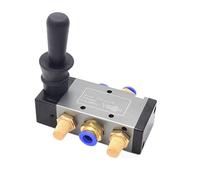 4h210 08 Interruttore pneumatico Valvola manuale Valvola a chiave manuale 4H310 Controllo a chiave manuale Valvola di controllo pneumatica Valvola 5/2 vie 4H210 ( Color : 4H210-08 , Size : With 6mm fi