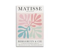 4henri Matisse Cut-out Vintage Exhibition Poster Stampa artistica Piante Botaniche Foglie Berggruen Cie Boho Decorazione da parete Papers Decoupes Tela Wall Art per la decorazione della stanza Poster