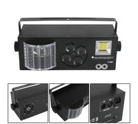 4In1 80W RGBW Pattern Luci Stroboscopiche LED DMX DJ Party Stage Light + Remote#
