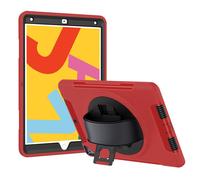 4in1 Custodia per Apple IPAD ( 7th Gen. 2019/2020/2021 10.2 Pollici Esterno Red