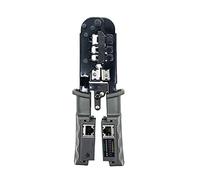 4in1 Pinze di rete multifunzione multifunzione Tester per cavi di crimpatura RJ45 RJ11 RJ12. Taglierine per networking per cavi a testa di cristallo Stripper Per il fai da te e la riparazione dei cavi