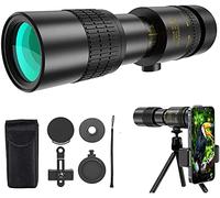 4K 10-30x4000 Zoom Monoculare con Bak4 Prisma Dual Focus Potente Telescopio Monoculare Compatto Impermeabile per Adulti Escursionismo Campeggio Bird Watching