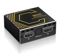 4K @ 120Hz HDMI 2.1 eARC Audio Extractor Converter, HDMI a eARC, ARC, SPDIF ottico, 7.1/5.1CH, supporta VRR, VLLM, CEC, Dolby Digital, Audio De-embed,HDCP 2.2/2.3 Bypass,Compatibile con PS5, Xbox