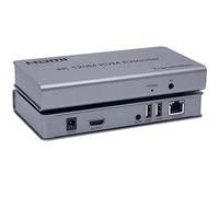 4K 120M HDMI KVM Extender da RJ45 Ethernet Cat5e Cat6 Convertitore di cavi TX RX Supporto USB Mouse Keyboard Extension Touch Screen