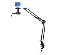 4K 24MP Video Industriale Microscopio Digitale Della Macchina Fotografica 130X Zoom C Mount Lens Cantilever Stand for Il Telefono PCB riparazione di Saldatura Per riparazione e saldatura