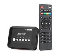 4K@30Hz Lettore Multimediale HDMI con Uscita HDMI/AV, per MP3 AVI RMVB MPEG | Media Player con Telecomando per 14TB HDD/ 512G Unità USB/Scheda SD/H.265 MP4