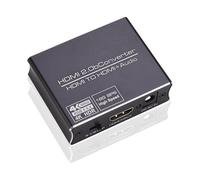 4k@60hz -compatibile 2.0 o Estrattore Splitter Convertitore Ottico Toslink Spdif 3.5mm o Stereo