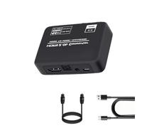 4K 60Hz HDMI 2.0b Audio Extractor Splitter Converter con cavo USB e spina | ARC Optical - Uscita audio stereo da 3,5 mm con supporto cavo ottico digitale per HDCP2.2, Digital PCM