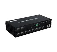 4K 60hz HDMI 8x2 Multi-Visualizzatore con PIP 8 in 2 Out Doppio Display Interruttore Senza Cuciture con Audio Ottico 3,5 mm 2x1 3x1 4x1 5x1 6x1 8x1 Multi-Visualizzatore