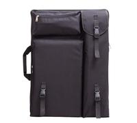 4K Art Portfolio Case Artist Drawing Board Bag Portable Art Carry Bag Artwork Portfolio Carry Case Artist Folder Case Painting Sketch Pad Storage Bag Artist Carry Backpack Art Craft Bag Tote Bag, Nero