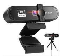 4k Conference Pc Webcam Autofocus USB Web Camera Laptop Desktop per Office Meeting Home con Mic 1080p HD Web Cam