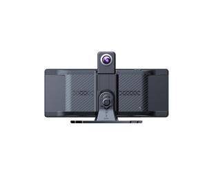 4K Dashcam 10,26 Pollici per Android Auto e Sistema di Infotainment Carplay 1080P Telecamera Posteriore WIFI Auto Registratore Video