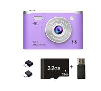 4K Fotocamera Digitale 6400W Pixeled 2.5 "Schermo di Riempimento Luce Migliora Le Prestazioni Di Luce Bassa Per La Fotografia Da Viaggio Fotocamera Digitale