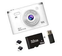 4K Fotocamera Digitale 6400W Pixeled 2.5 "Schermo di Riempimento Luce Migliora Le Prestazioni Di Luce Bassa Per La Fotografia Da Viaggio Fotocamera Digitale