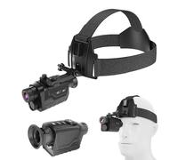 4K HD Night Vision Goggles,for Camping Surveillance with 32SD Card | Rechargeable Head Mounted Night Vision Monocular,7 Levels Ir Scope 8X Digital Zoom