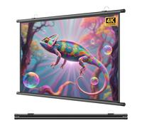 4k HD Schermo Per Proiezione Home Cinema, 30/40/50/60/72 Pollici Telo Proiettore Portatile, 16: 9/4: 3 Schermo Cinematografico AntiRughe, Per Casa Ufficio Eventi All`Aperto Teatro(30in 4:3)