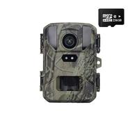 4K MiNi800 Mini Macchina Fotografica For La Caccia Alla Fauna Selvatica 50MP Keep Way Trail Camera Impermeabile HD Visione Notturna Fototrappola A Infrarossi Con Auto Da 256GB(With 256GB card)