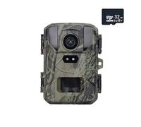 4K MiNi800 Mini Macchina Fotografica For La Caccia Alla Fauna Selvatica 50MP Keep Way Trail Camera Impermeabile HD Visione Notturna Fototrappola A Infrarossi Con Auto Da 256GB(With 32GB card)
