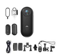 4k Sports Camera,Body Cameras with Audio and Video Recording with 128 GB | 4K Wearable Thumb Action Camera with 360° Spring Clip, 120° Wide Angle, Hands-Free POV Recording(4K-Black)