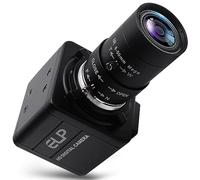 4K Ultra HD Webcam con obiettivo varifocal 5-50mm Mini USB Camera 3840X2160@30fps con sensore IMX317, telecamera UVC esterna Zoom manuale per Mac/Window/Linux/Raspberry Pi