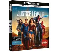 4K UltraHD + Blu-ray JUSTICE LEAGUE Batman Superman Wonder Woman Flash Aquaman