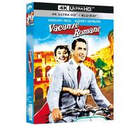 4K UltraHD + Blu-ray VACANZE ROMANE Gregory Peck Audrey Hepburn nuovo sigillato