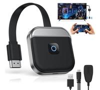 4K Wireless HDMI Dongle, Miracast HDMI Screen Mirroring Display, 2,4/5G Hz Trasmettitore e ricevitore Streaming di video/audio/file trasferimento di laptop, PC, smartphone su TV, proiettore, monitor