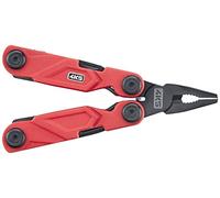 4K5 Tools MT 401 - Utensile multifunzione (con fondina in nylon, con pinza, cacciavite, apribottiglie, forbici, sega, lima)