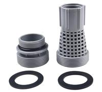 4K8001 - Kit di collegamento filtro a sabbia per piscine Intex, con connettori lunghi/corti