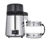 4L Acqua Distillatore Filtro Macchina Distillata Distillazione Purificatore Moonshine Apparato Dispenser Kit FAI DA TE for Elettrodomestico(Slivery)
