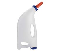 4L Calf Feeding Milk Bottle with Handle Premium Plastic Material, Durable for Long Term Use, Easy to Feed with Handle Design, Regulating Valve for Milk Control