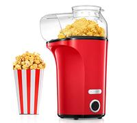 4L Macchina Popcorn 1400W, 120g Macchina per Popcorn Aria Calda