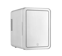 4L Mini Frigo Specchio Portatile AC/DC Raffreddatore Riscaldatore Auto Casa | Per 6 Lattine, Specchio LED, Raffredda 10-20°C Sotto Ambiente, Riscalda 65°C, 30dB Silenzioso, AC/DC 12V/220V Auto Casa