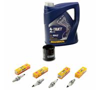 4L Olio Kit Diagnosi Auto per Honda CBR 600 F PC25 PC31 1991-98 Filtro + Candele