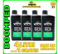 4L OLIO MOTORE BARDAHL CLASSIC MONOGRADO SAE 30W 100% MINERALE MOTO EPOCA 04BD05