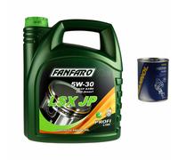 4L Olio Motore FANFARO LSX JP 5W-30 1x MANNOL Flush Motore ADDITIVO