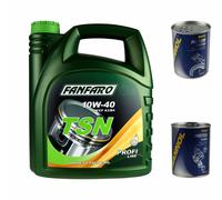 4L Olio Motore FANFARO TSN 10W-40 1x Dottore Motore + Flush Motore