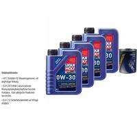 4L Olio Motore Liqui Moly Synthoil Longtime Plus 0W-30 1X MOTOR FLUSH