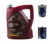 4L Olio Motore MANNOL Legend+Ester 0W-40 1x Dottore Motore+Flush Motore